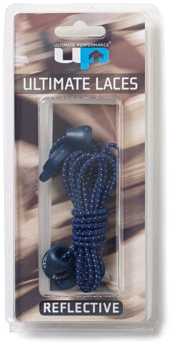 Ultimate Performance elastic laces navy for running and sports shoes
