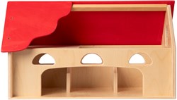 Van Dijk Toys wooden toys Farm - natural red (Childcare quality)