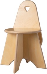 Van Dijk Toys wooden high chair Apollo Toddler - Natural (Childcare quality)