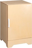 Van Dijk Toys wooden toy refrigerator - Natural with white (Childcare quality)
