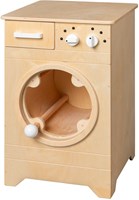Van Dijk Toys wooden toy washing machine - Natural with white (Childcare quality)-2