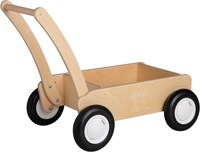 Van Dijk Toys Wooden Walker from 1 year - Natural White (childcare quality)-3