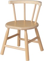Van Dijk Toys wooden high chair curved backrest - Natural (Childcare quality)
