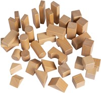 Van Dijk Toys beech wooden blocks - 37 pieces-3