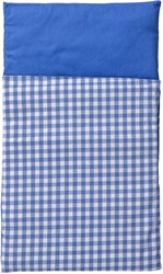 Van Dijk Toys Duvet - Blue and white checked