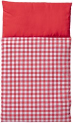 Van Dijk Toys Duvet - Red and white checked