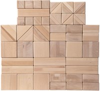 Van Dijk Toys The Hague block set / wooden blocks set 10cm (Childcare quality)-2