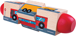 Bigjigs Vehicle Twist Blocks (6)