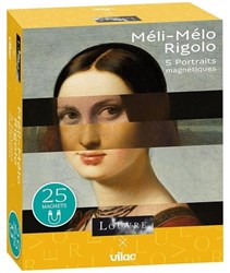 Vilac educational game 5 portraits Louvre museum art puzzle