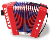 Vilac accordion toy musical instrument for children multicolor