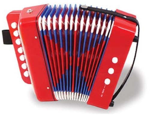 Vilac accordion toy musical instrument for children multicolor