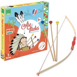 Vilac wooden bow toy with arrows - archery game for kids