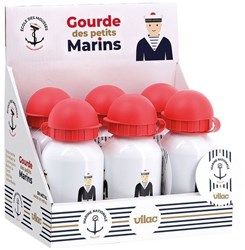 Vilac aluminium kids water bottle Ecole des mousses 300ml