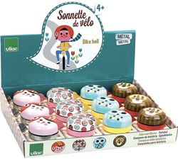 Vilac bicycle bell set with 12 metal bells - Ingela P. Arrhenius design