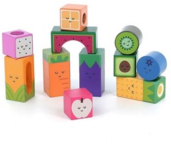 Vilac musical wooden blocks fruit Montessori toy educational game