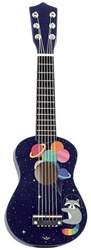 Vilac wooden toy guitar rainbow Andy Westface blue kids guitar