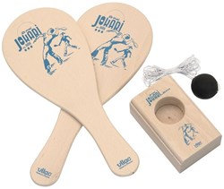 Vilac Jokari classic beechwood game in backpack - educational toy
