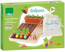 Vilac educational game Keskipouss harvest day cardboard colorful toy