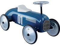 Vilac ride-on vintage petrol blue metal tricycle for children