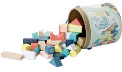 Vilac building blocks wooden toy 54 pieces colorful from 2 years