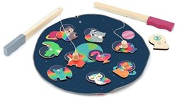 Vilac magnetic space fishing game - educational toy for children