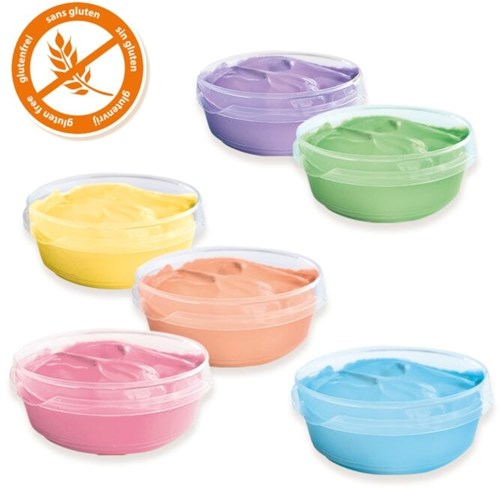Ses finger paint pastel 6 colors - creative paint set for kids-3
