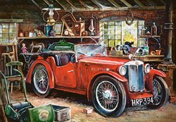 Castorland puzzle Vintage Garage - 1000 pieces - retro jigsaw
