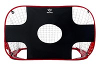 Angel Sports football goal pop-up target red black 122x80x60 cm
