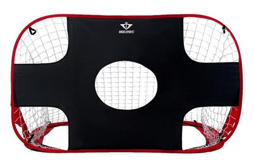 Angel Sports football goal pop-up target red black 122x80x60 cm