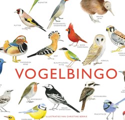 Kosmos Bird Bingo board game with bird cards and instructions
