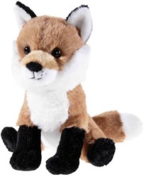 Heunec plush fox sitting 32cm cuddly toy for kids