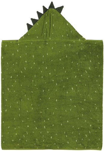 Trixie hooded towel organic cotton 75x75cm Mr. Dino baby towel-2