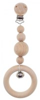 Hess stroller hanger wooden toy motor skills beige multicolor