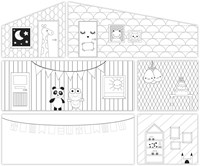 Lundby creative DIY wall set - craft toy set for kids