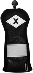 Longridge golf club cover hybrid classic style black - golf accessory