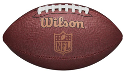 Wilson American Football junior set with pump and tee - NFL Ignition