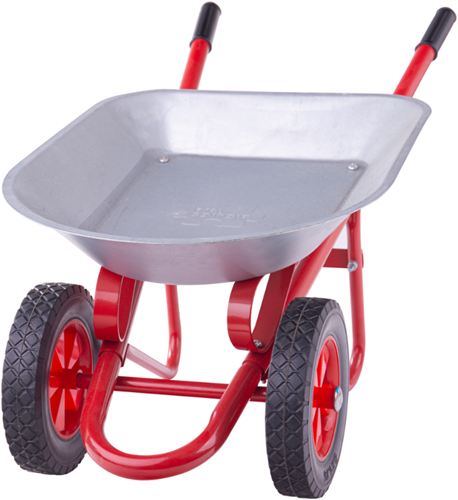 BigJigs kids wheelbarrow - metal outdoor garden toy