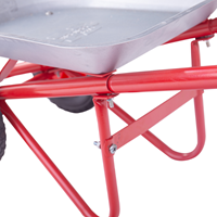BigJigs kids wheelbarrow - metal outdoor garden toy-3