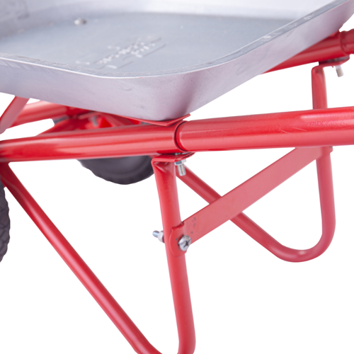 BigJigs kids wheelbarrow - metal outdoor garden toy-3