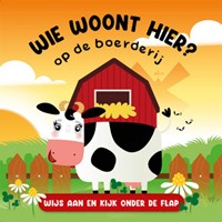Lantaarn lift-the-flap farm animals board book toddlers discover
