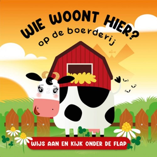 Lantaarn lift-the-flap farm animals board book toddlers discover