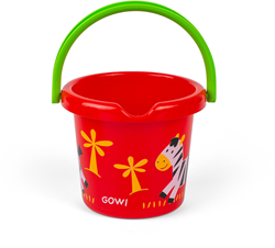 Gowi Bucket 18cm red
