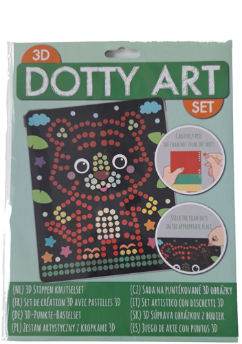 Wins Holland 3D Dotty Art Tiger craft set for kids creative