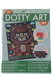 Wins Holland 3D Dotty Art Tiger craft set for kids creative