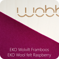 Wobbel Original linen-whitewash felt raspberry-3
