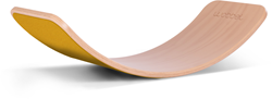 Wobbel balance board Original with felt mustard - FSC beechwood toy