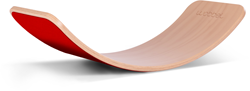 Wobbel balance board Original red felt - FSC beechwood toy