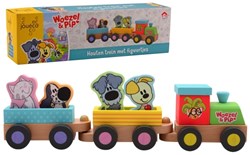 Woezel & Pip - Houten Treinset met Figuren