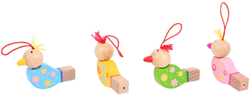 BigJigs wooden bird whistles toy colourful sustainable