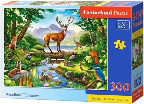 Castorland puzzle animals Woodland Harmony 300 pieces cardboard-2
